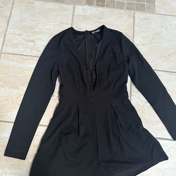 WOMENS contrast trim one shoulder high waisted bikini swimsuit - Picture 8 of 8